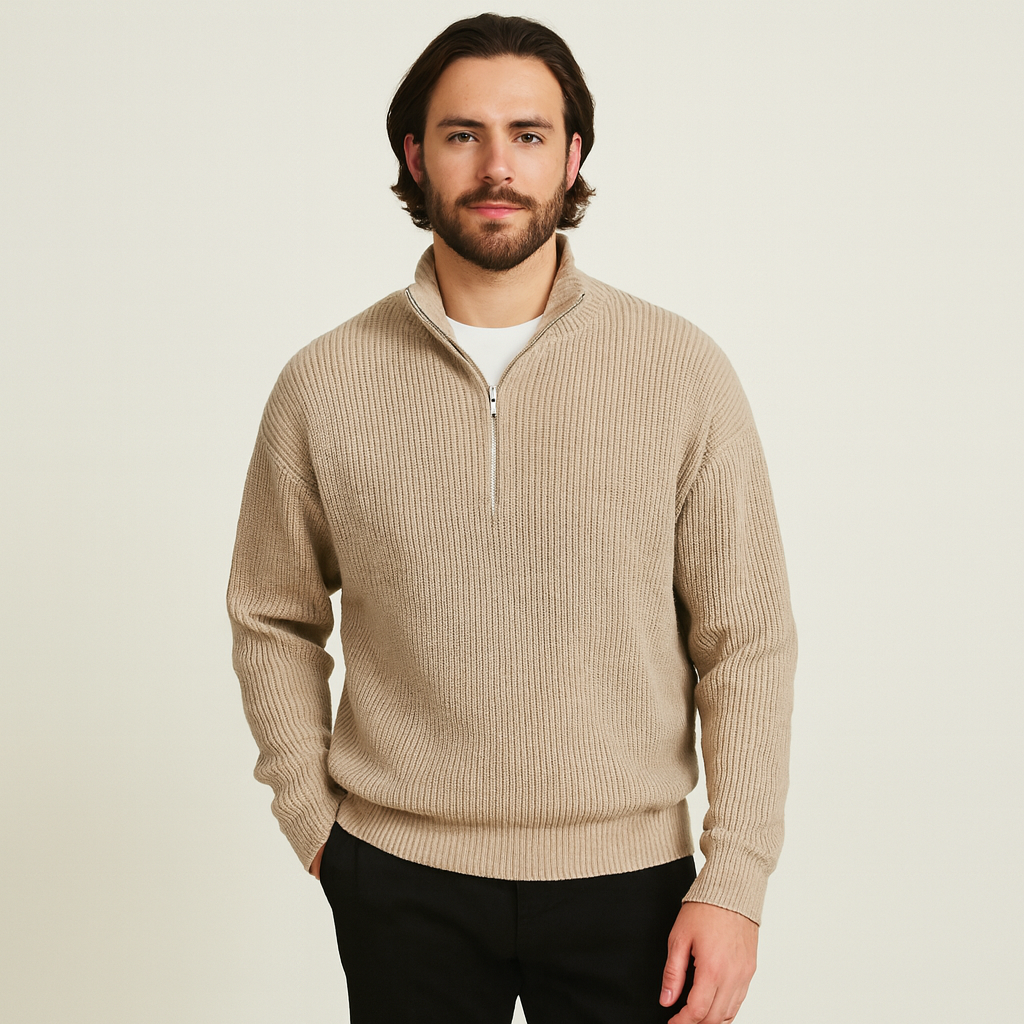 Valentijn van Gaal | Luxury Men's Sweater with High Collar