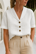 Wrap Neckline Blouse for Women