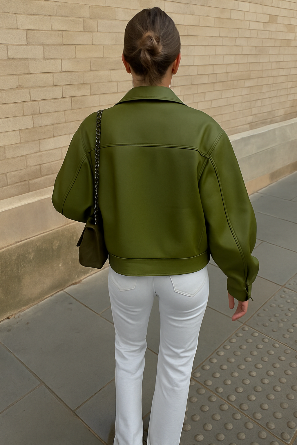 Women's Jacket | Loose Fit Snap Closure with Collar Casual Wear