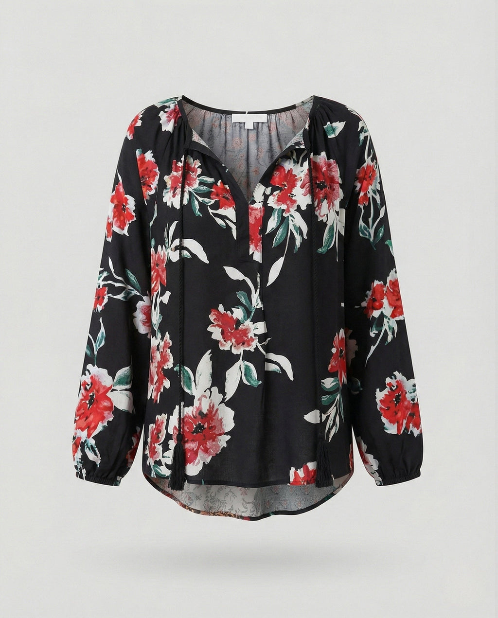 Patchwork Boho Blouse for Women | Relaxed Fit Lightweight Summer Top