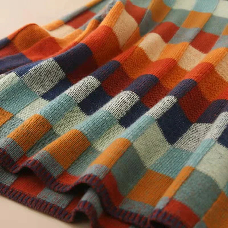 Louisa™ Colorful Checkered Sweater