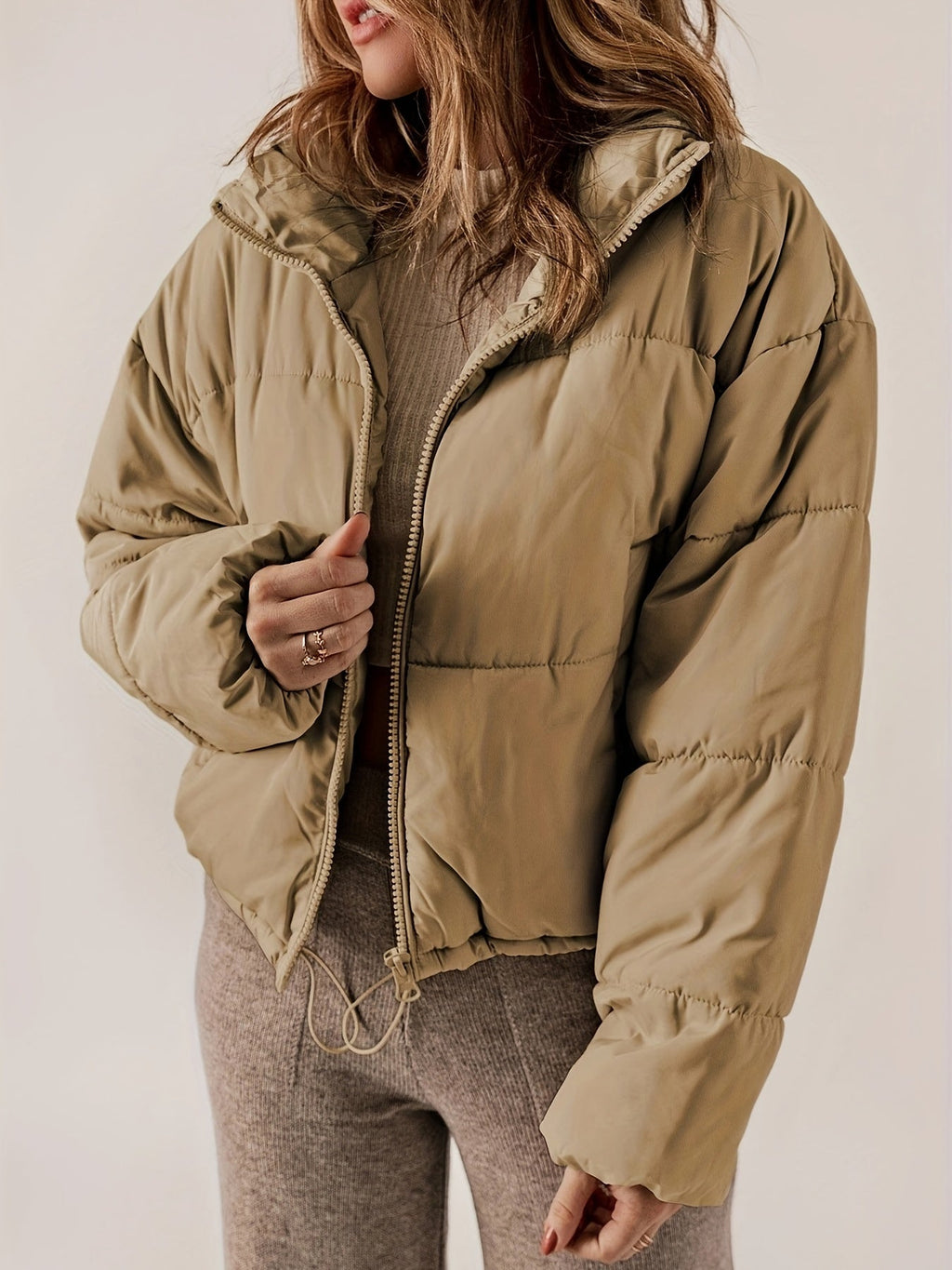 Women's Jacket | Loose Quilted Cut