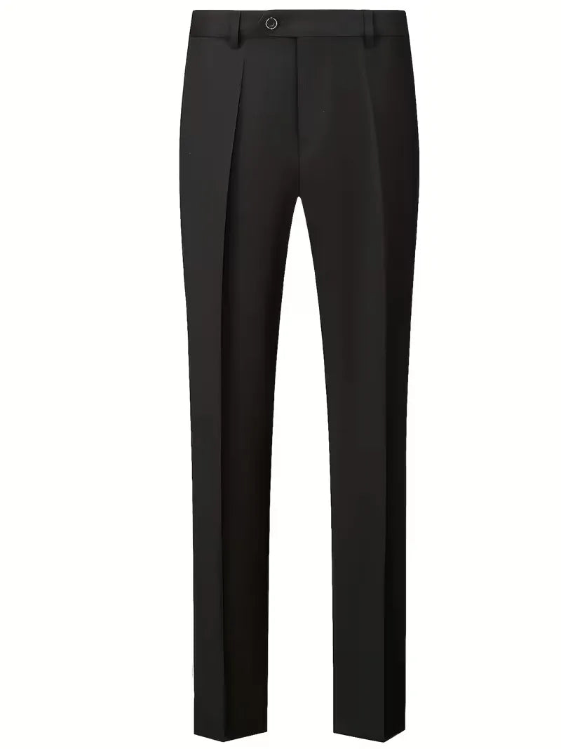 Slim Fit Three-Piece Suit for Men | Glossy Finish