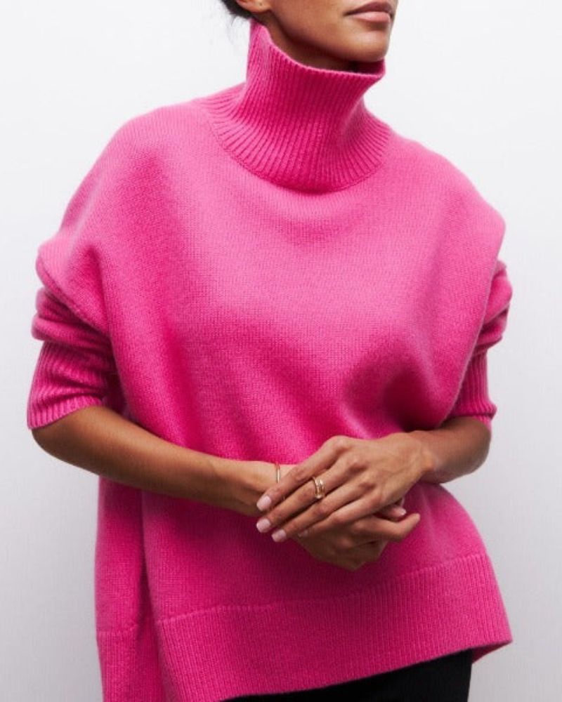 Mieke™ Elegant Oversized Turtleneck