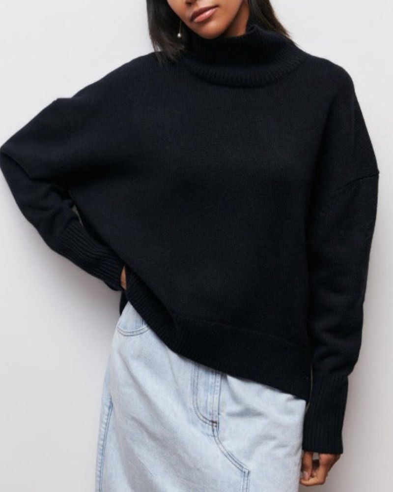 Mieke™ Elegant Oversized Turtleneck