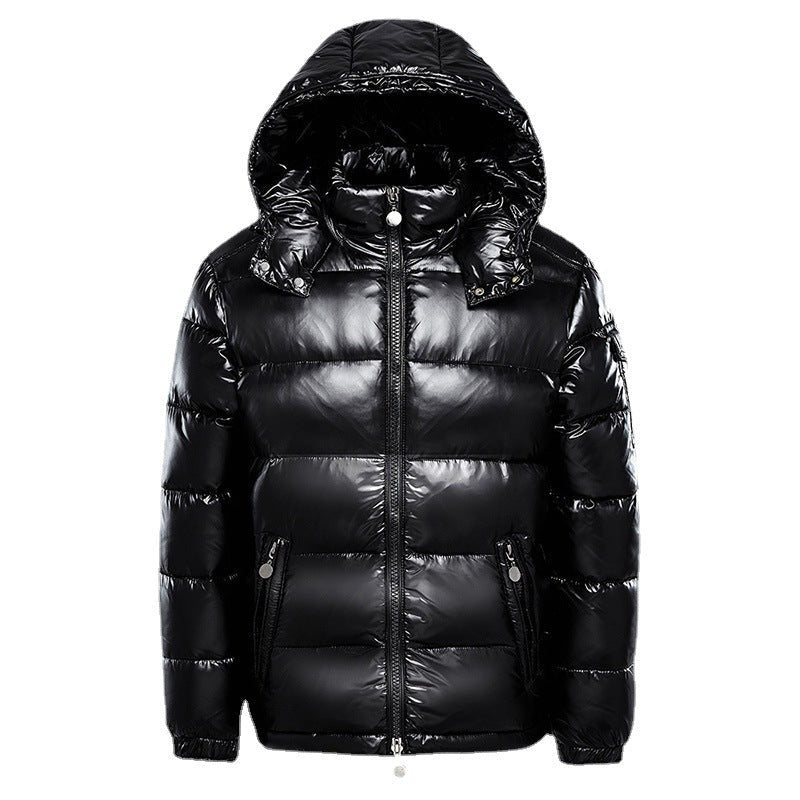 Black Insulated Down Puffer Winter Jacket for Men | Warm Outerwear Collection