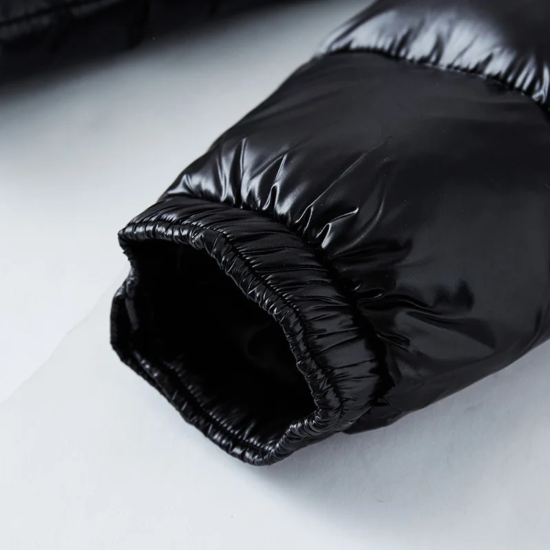 Black Insulated Down Puffer Winter Jacket for Men | Warm Outerwear Collection