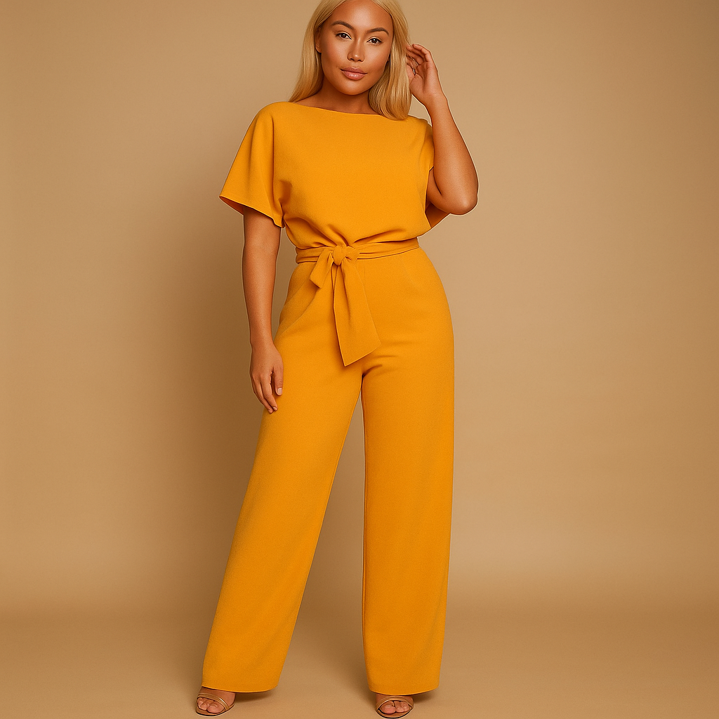 Fitted Tie-Waist Jumpsuit for Women | Occasion & Evening Wear