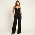Women Jumpsuit | Strapless Fit with Straight-Leg Silhouette
