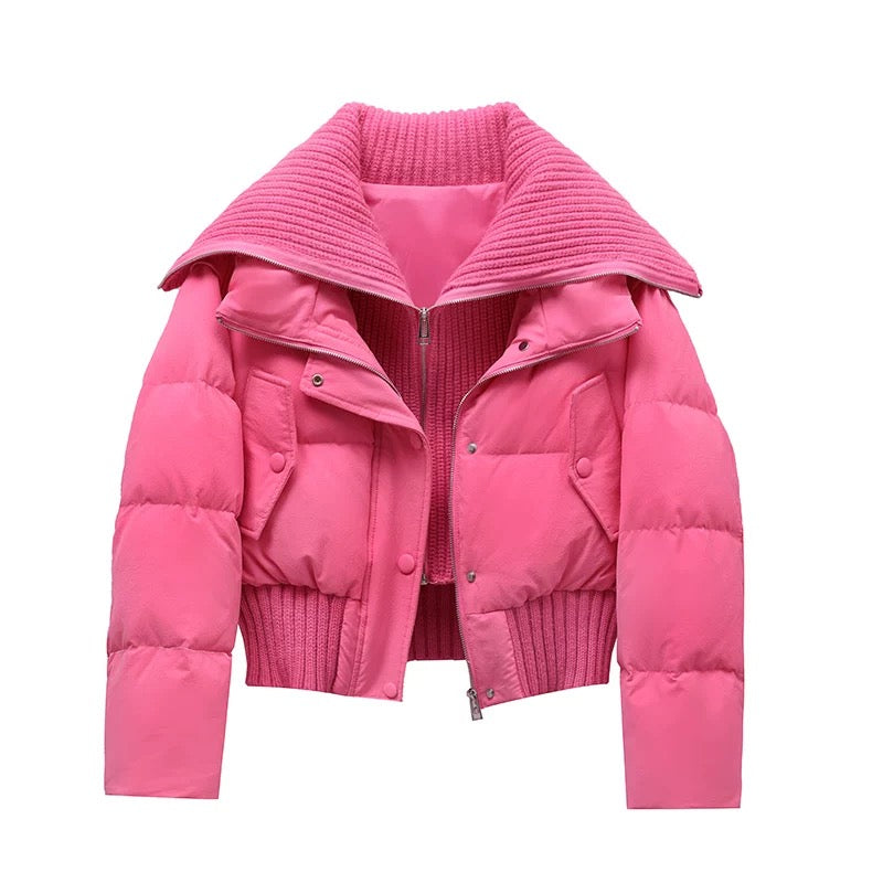 Women's Quilted Jacket | Loose Fit Warm Comfort