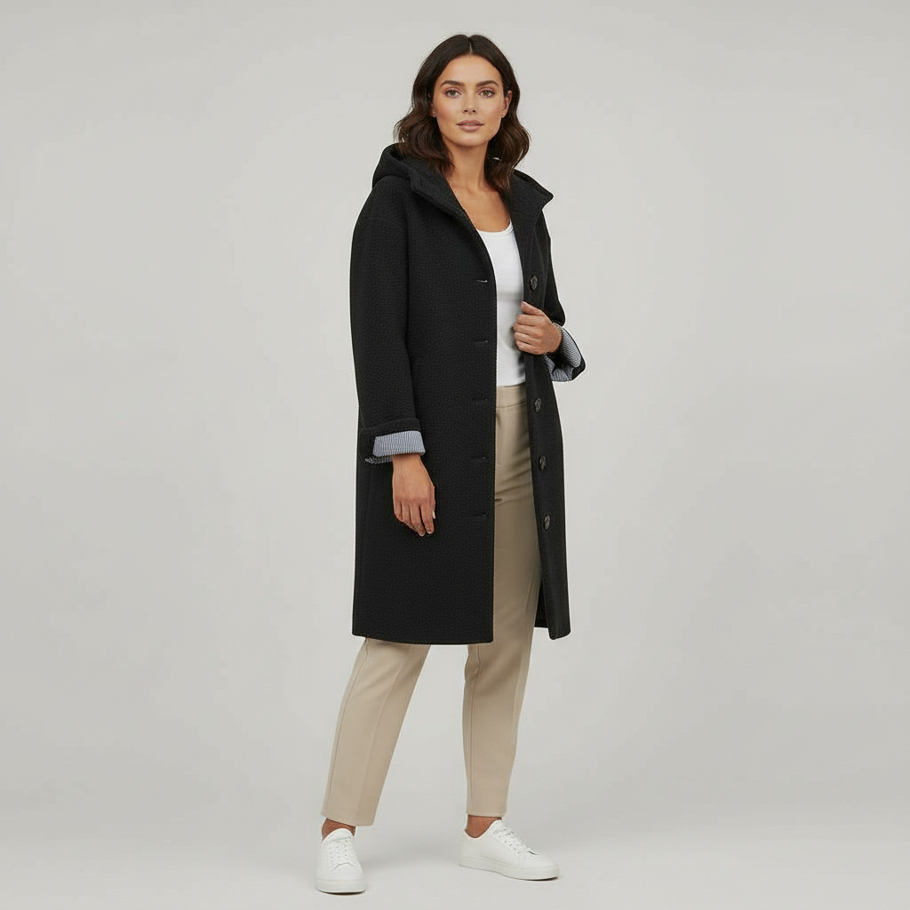 Women's Winter Coat | Long Length with Hood Seasonal