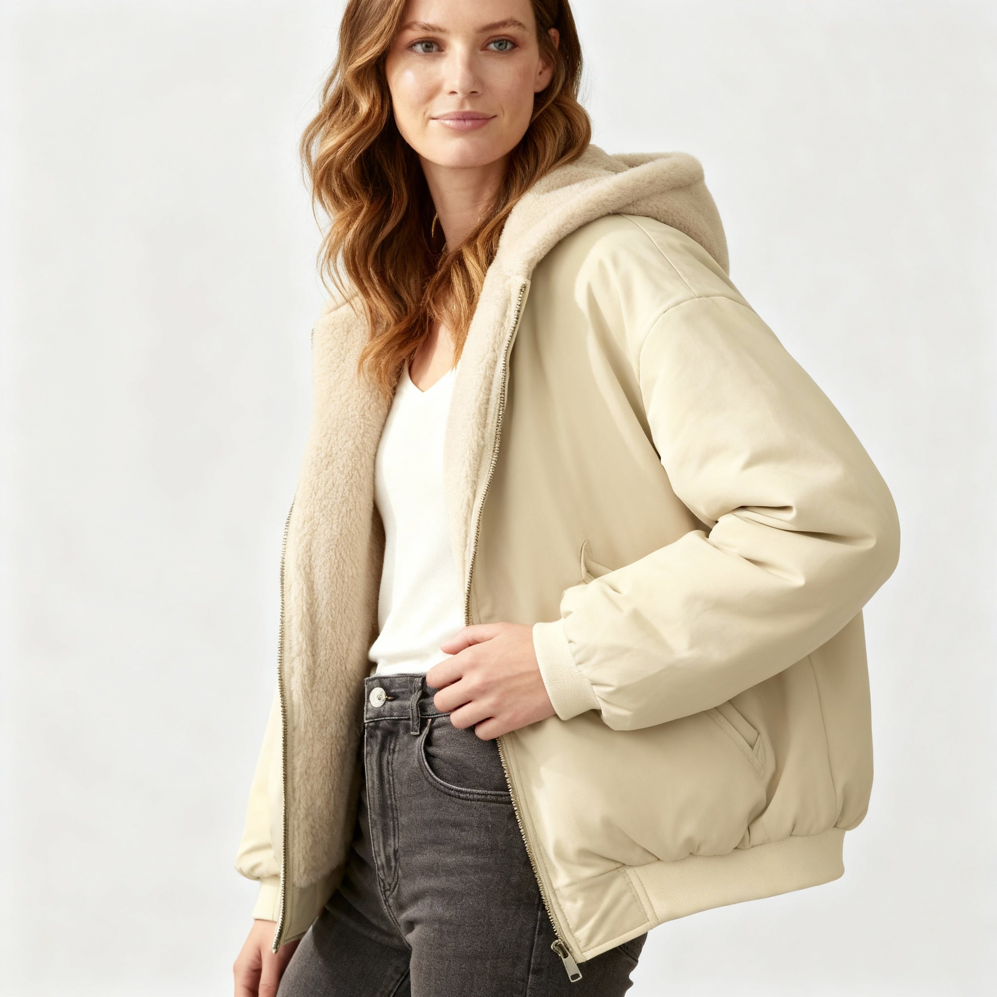 Women's Winter Jacket | Oversized Cut with Internal Insulation