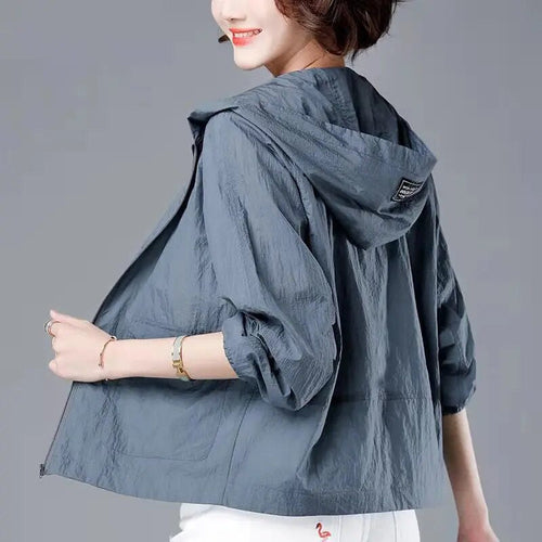 Light Women's Summer Jacket | Hooded Jacket