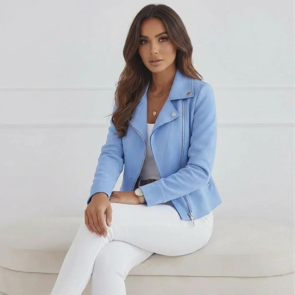 Women's Blazer | Tailored Fit with Biker-Inspired Details