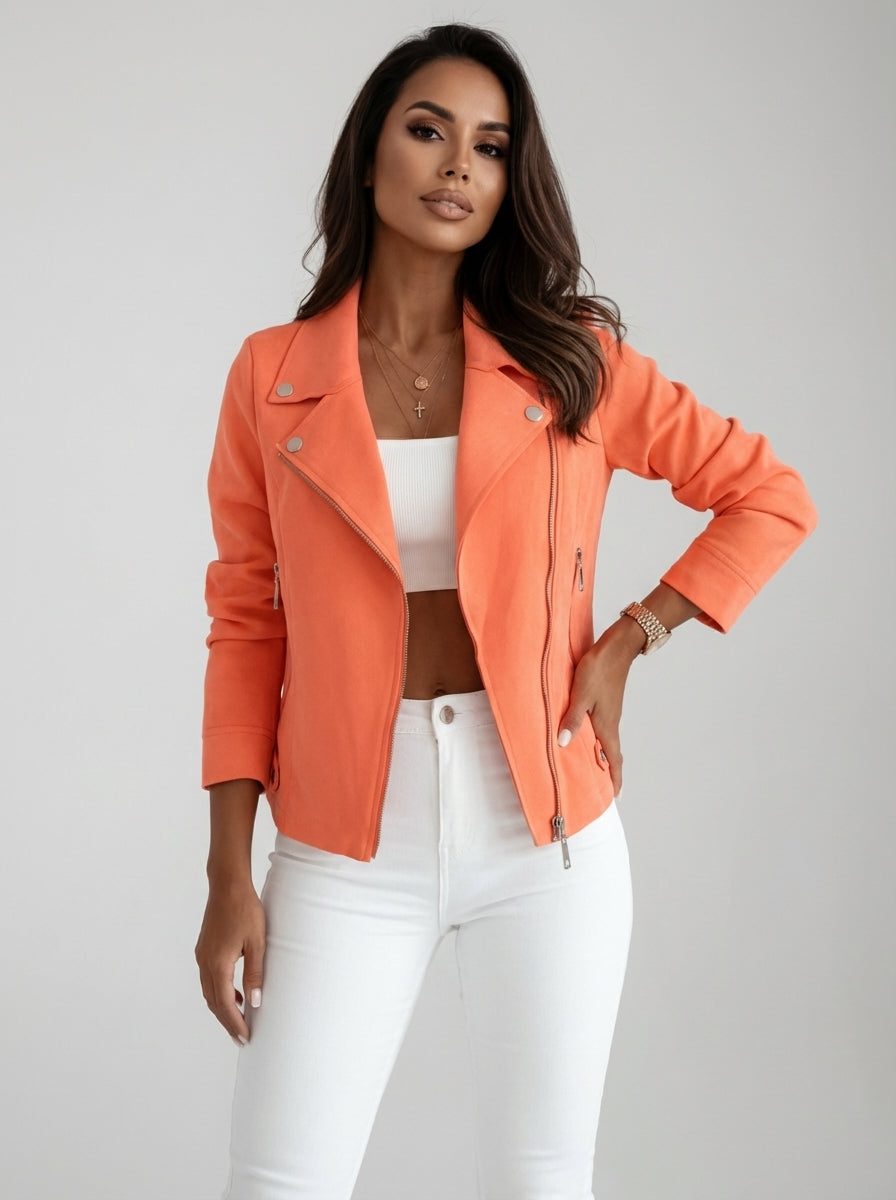 Women's Blazer | Tailored Fit with Biker-Inspired Details