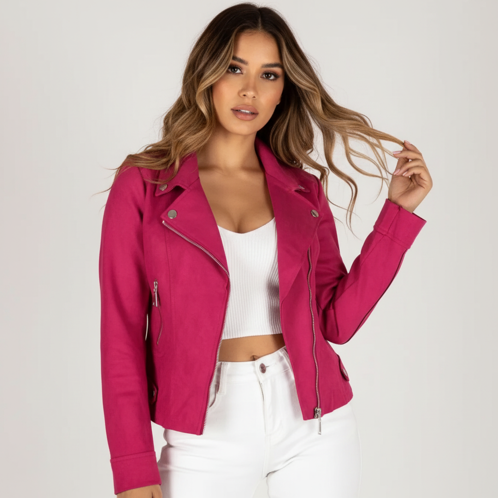 Women's Blazer | Tailored Fit with Biker-Inspired Details