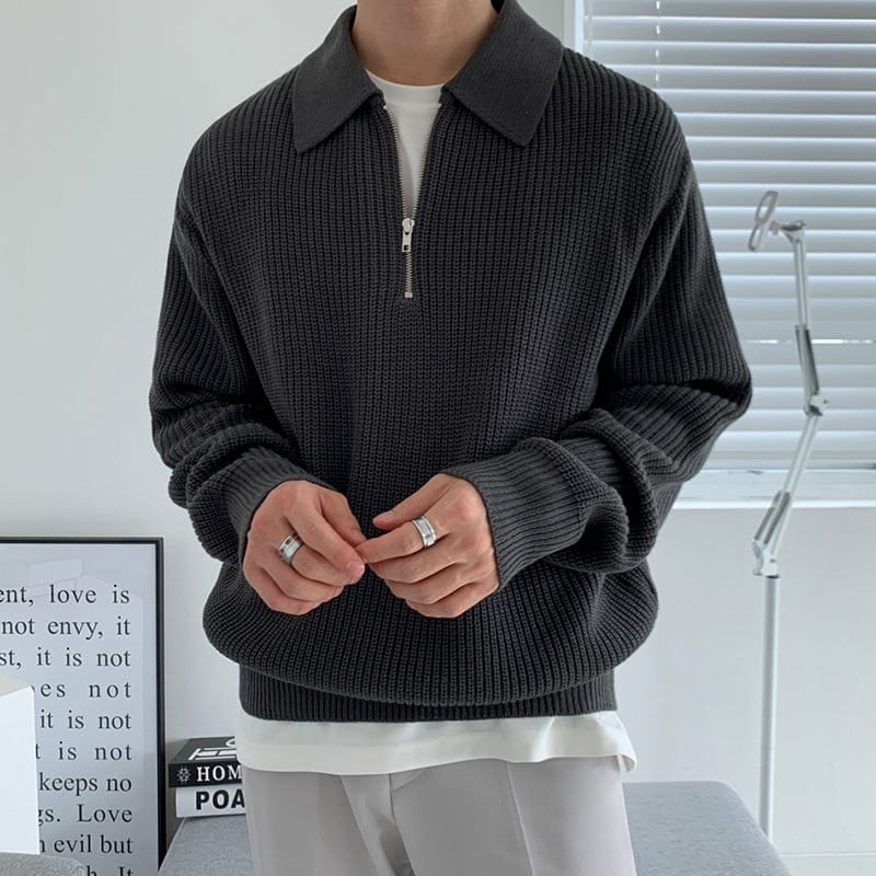 Giovanni Moretti | Old Money Zipped Sweater