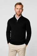 Knit High Collar Half Zip Pullover Sweater for Men | Winter Collection