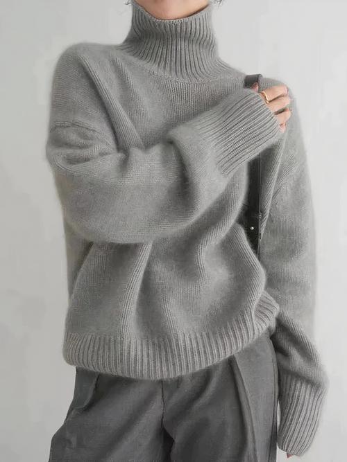 Babette™ Warm Oversized Sweater with Collar