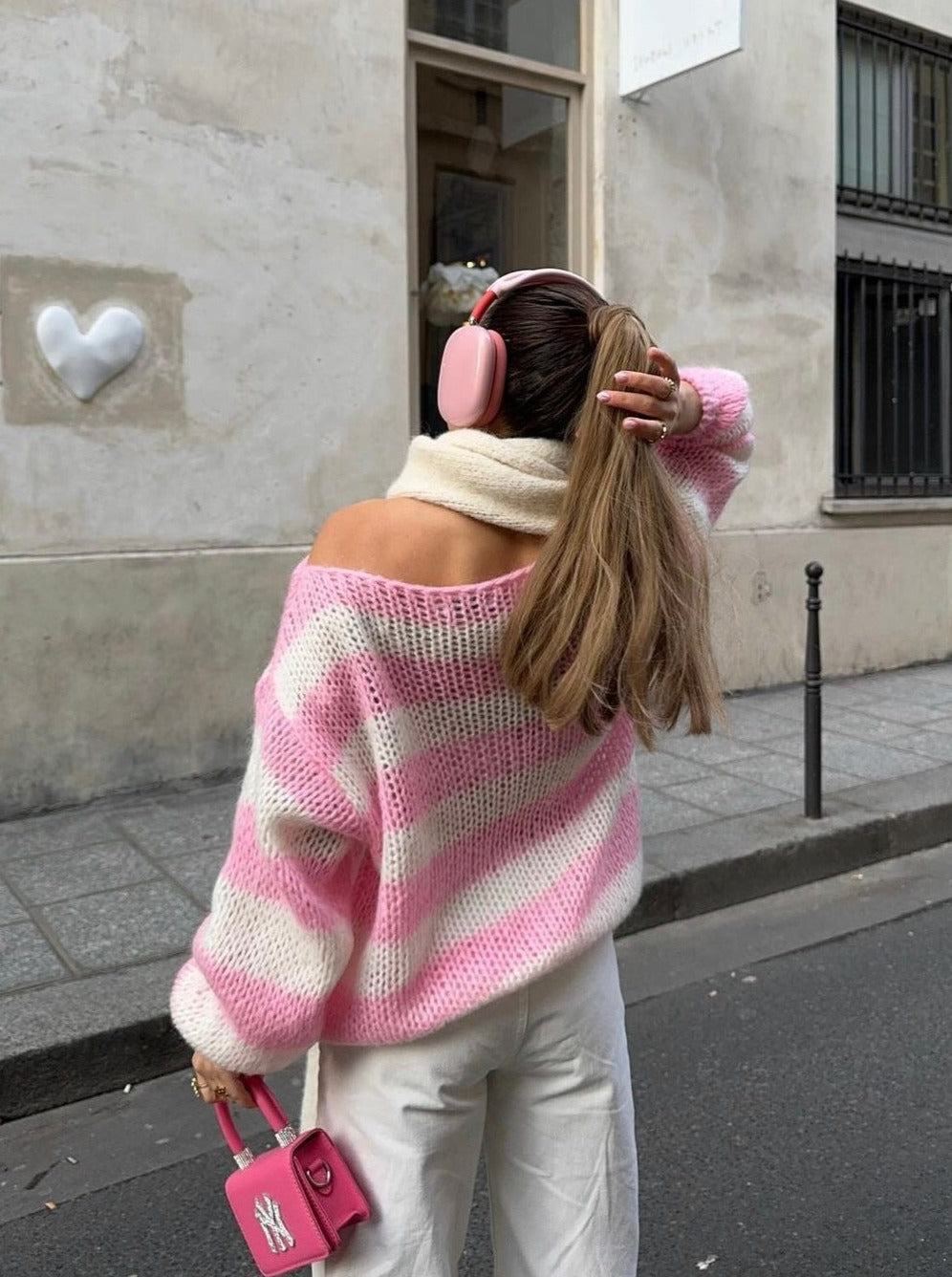 Livia | Knitted Sweater with Stripes