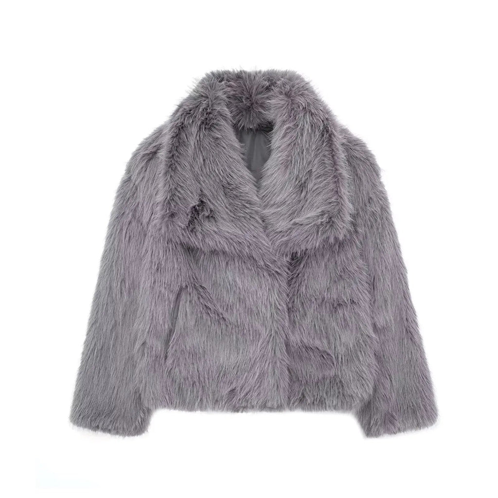 Luxury Women's Faux Fur Jacket | Warm and Elegant