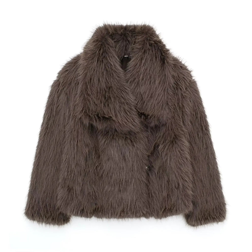 Luxury Women's Faux Fur Jacket | Warm and Elegant