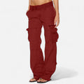 Wide Leg Relaxed Fit Cargo Pants for Women | Utility Pockets