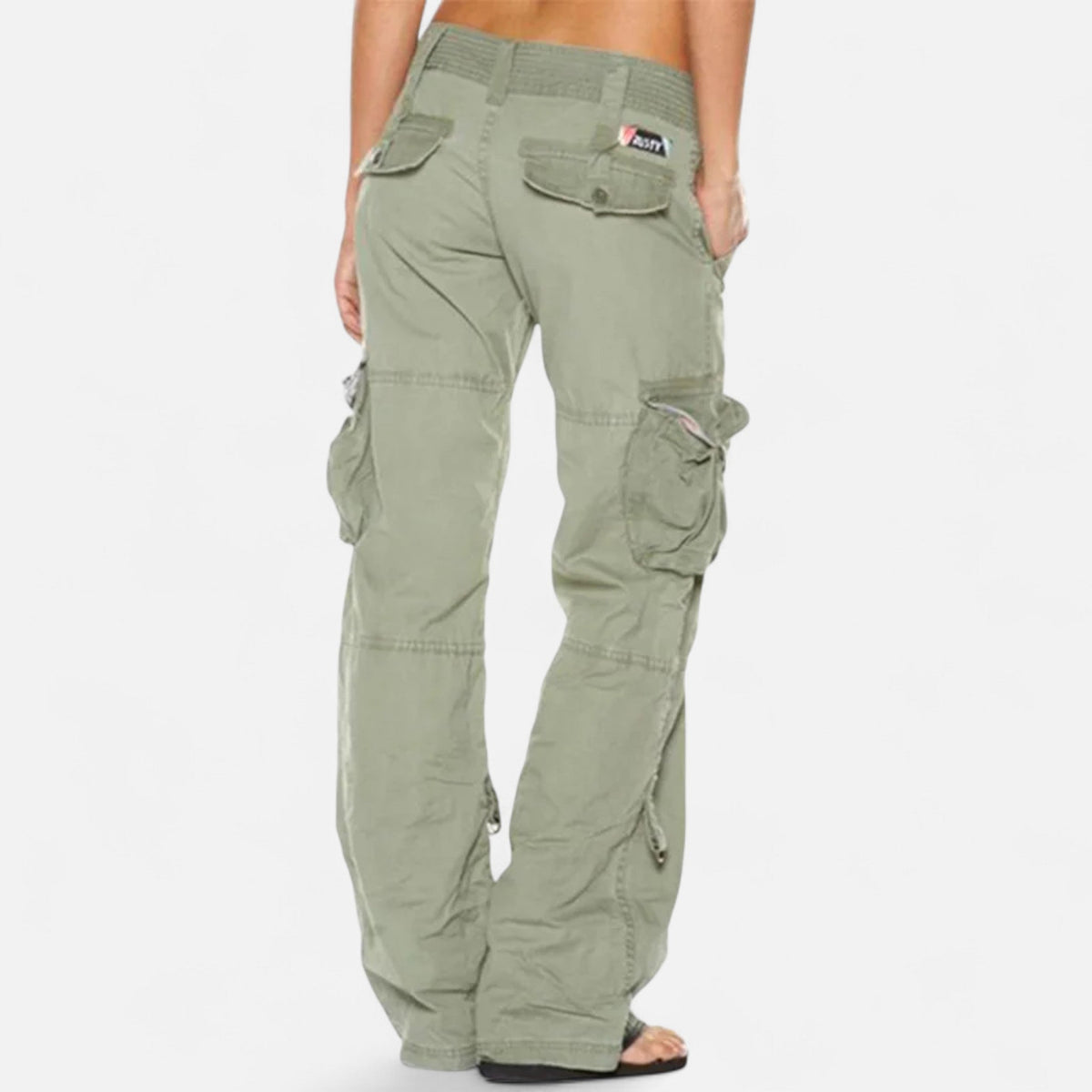 Wide Leg Relaxed Fit Cargo Pants for Women | Utility Pockets