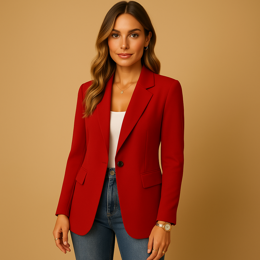 Fitted Waist Tailored Blazer for Women | Multiple Colors