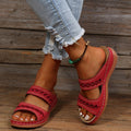 Slip On Triple Arch Support Open Toe Sandals for Women | Everyday Casual Wear