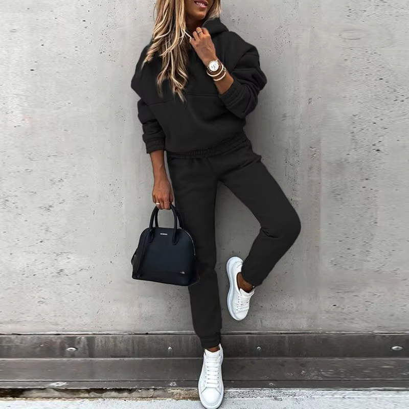Winter Two Piece Tracksuit Set for Women | Athletic Loungewear