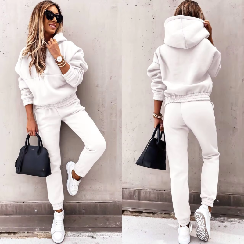 Winter Two Piece Tracksuit Set for Women | Athletic Loungewear