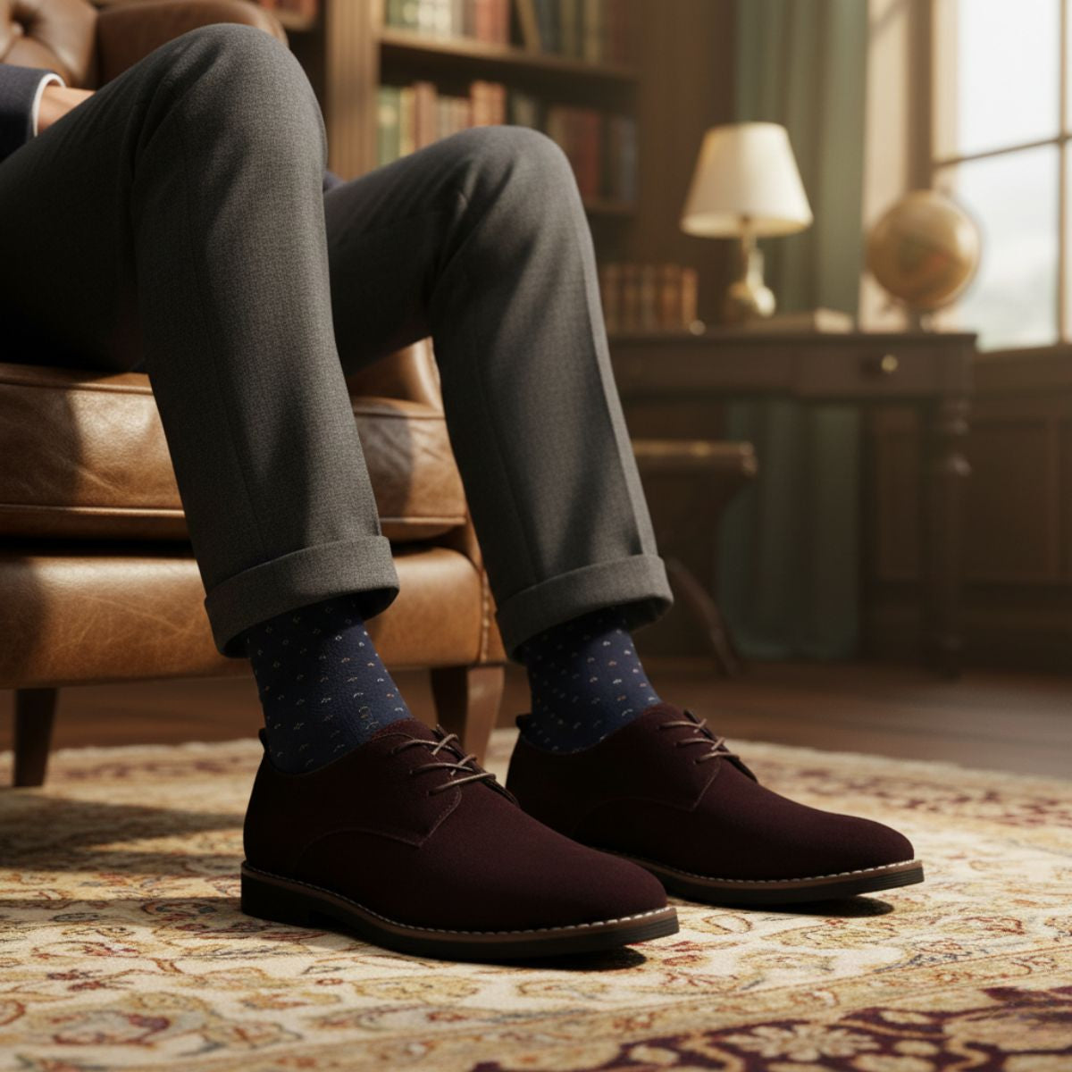 Suede Classic Formal Dress Shoes for Men | Business and Ceremony Occasions