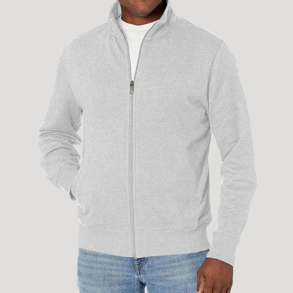 Full Zip Front Closure Casual Jacket for Men | Commute and Travel Outerwear