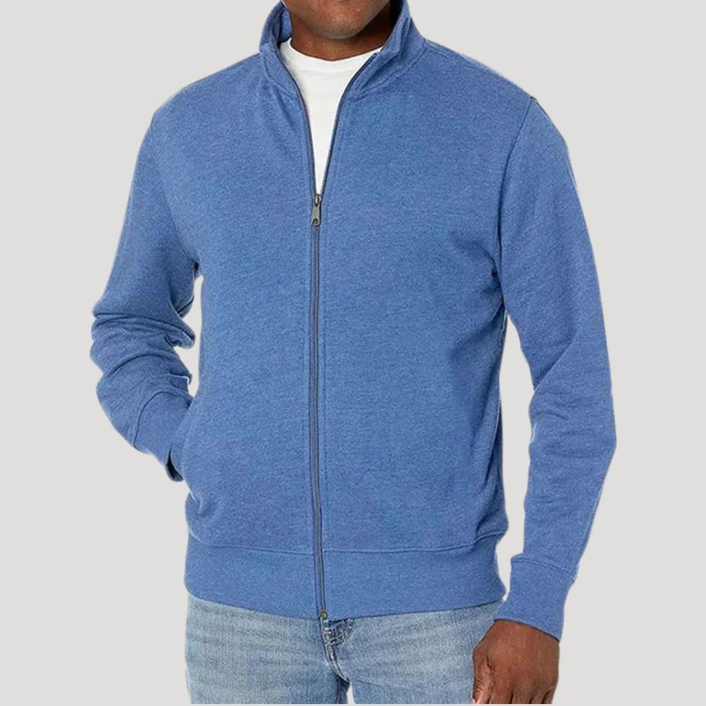 Full Zip Front Closure Casual Jacket for Men | Commute and Travel Outerwear