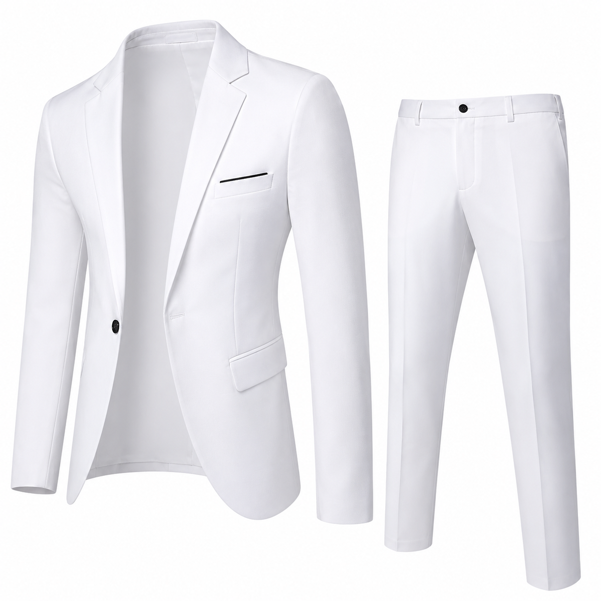 Two Piece Slim Fit Suit with Blazer and Pants for Men | Formal Occasions