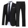 Two Piece Formal Suit Set with Jacket and Pants for Men | Business Office Events