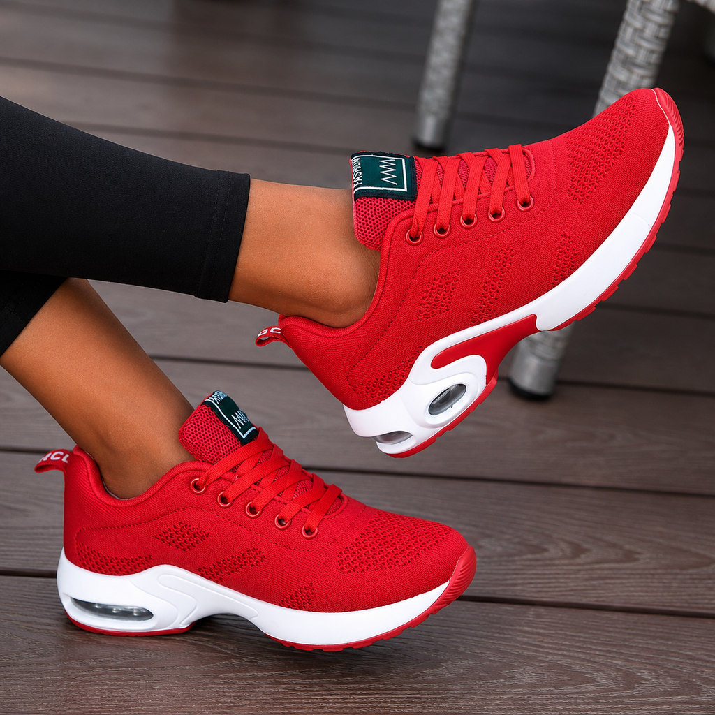Orthopedic Cushioned Sole Casual Walking Sneakers for Women | Daily Wear