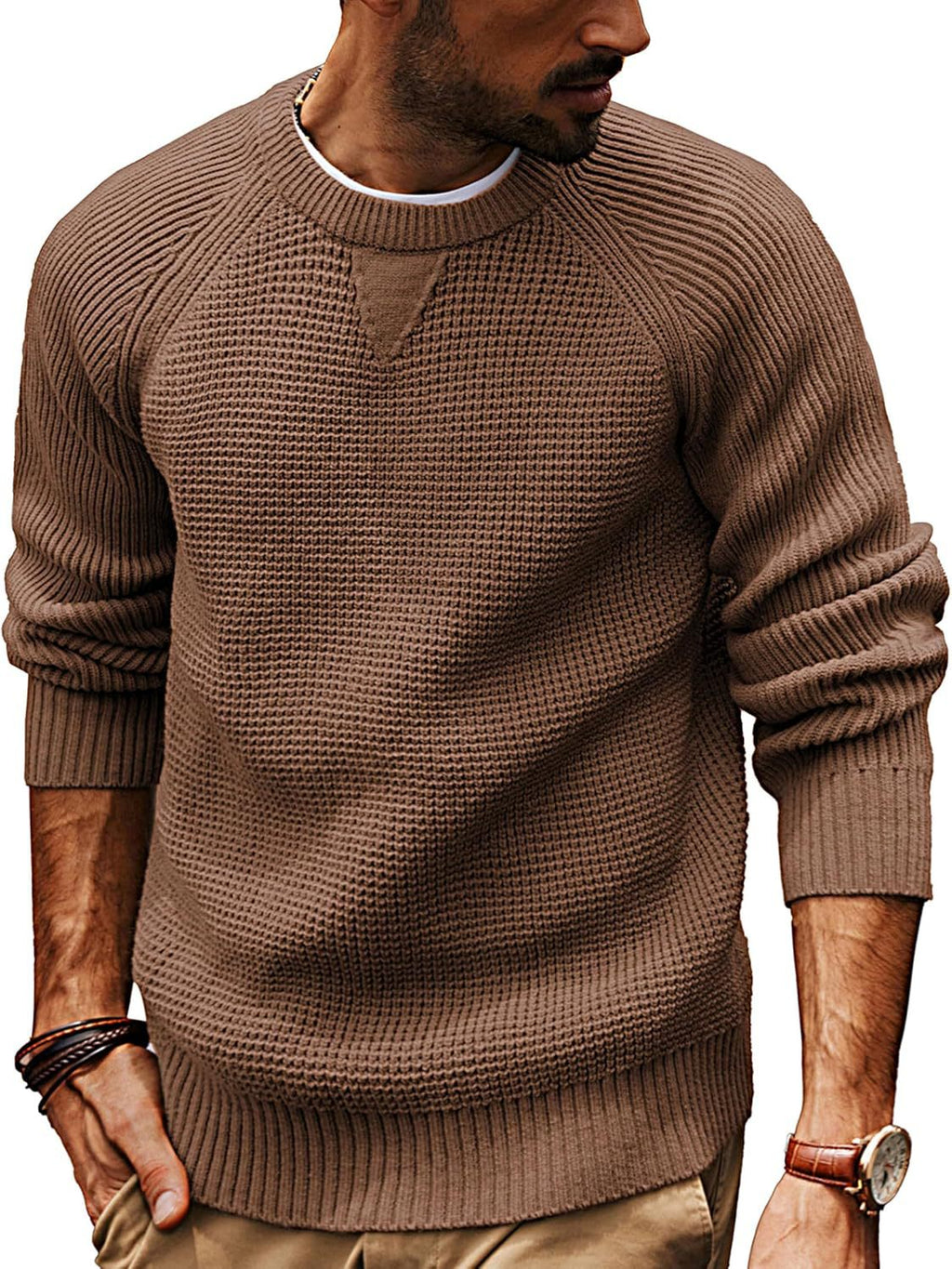 Lorenzo Cortese | Luxe Men's Sweater with Texture
