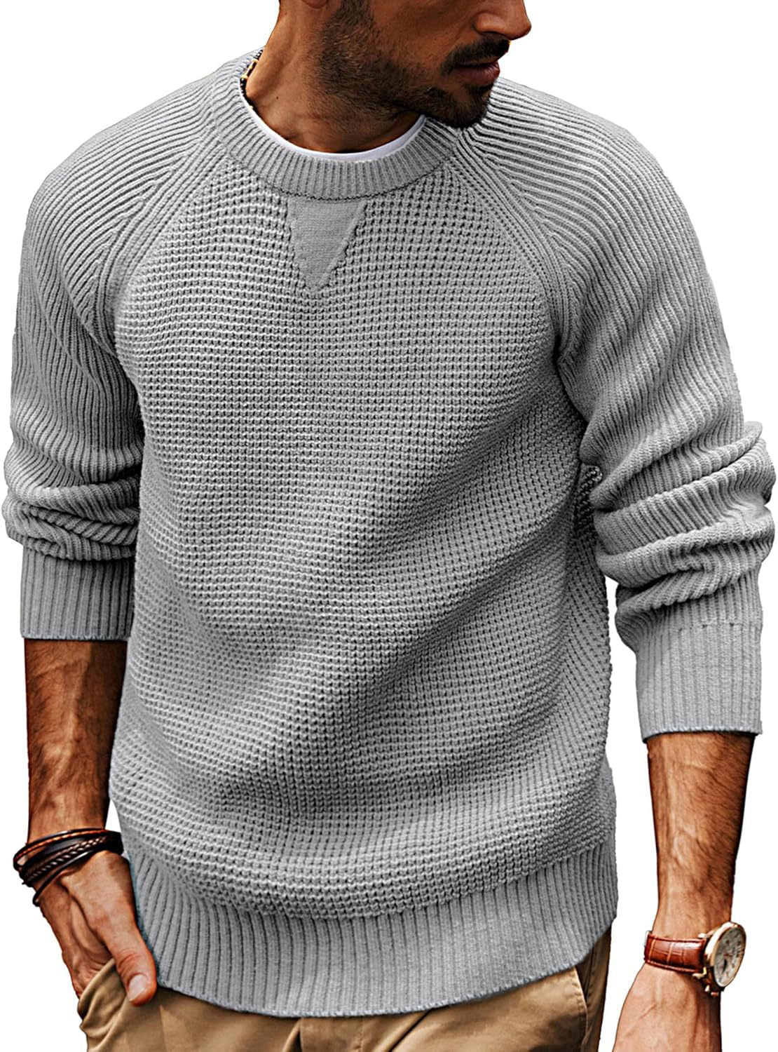 Lorenzo Cortese | Luxe Men's Sweater with Texture
