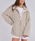 Women’s Coat | Loose Fit with Zipper Closure Winter Clothing
