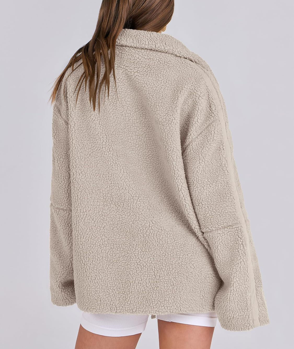 Women’s Coat | Loose Fit with Zipper Closure Winter Clothing