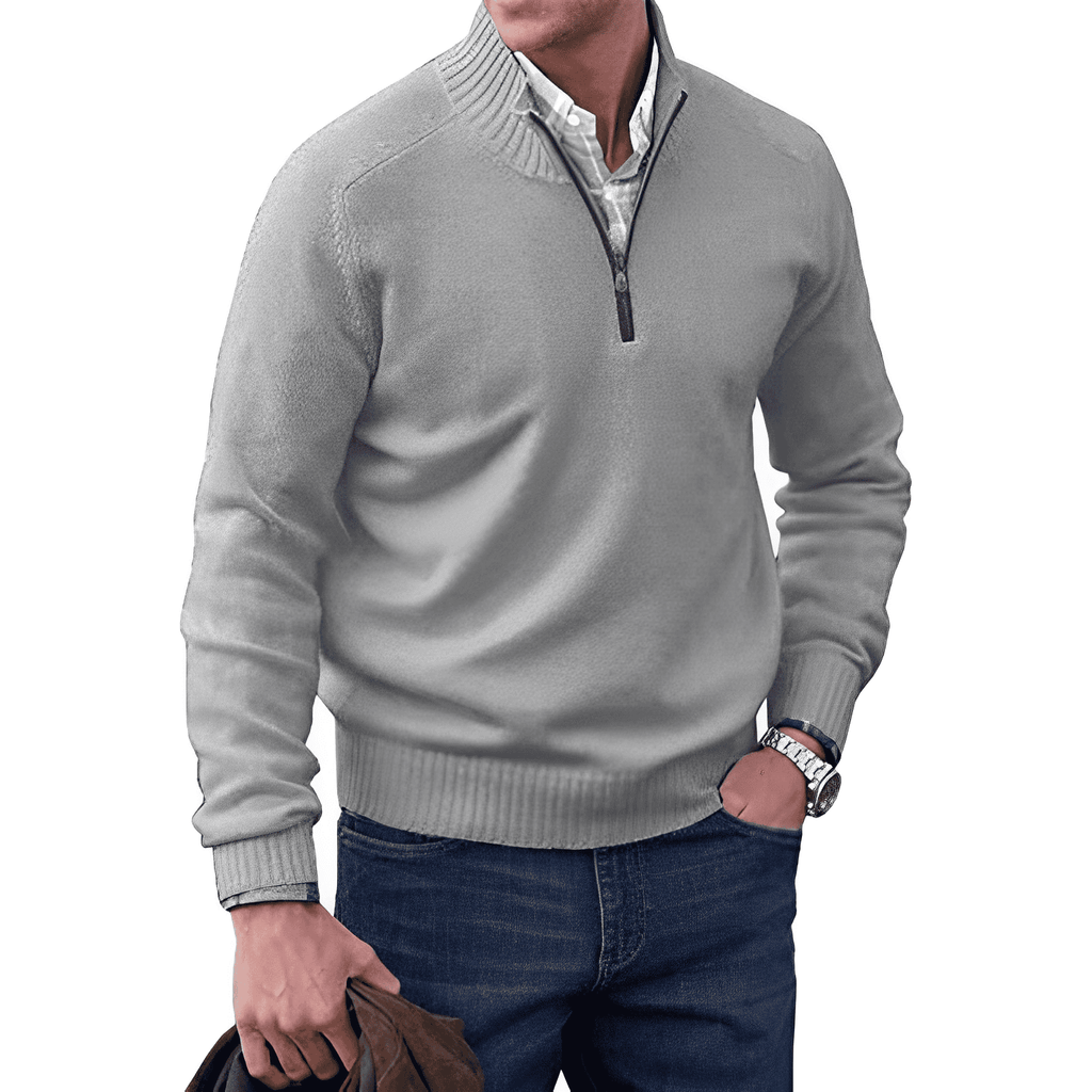 Matteo Ricci | Luxury Cashmere Men's Sweater with Zipper