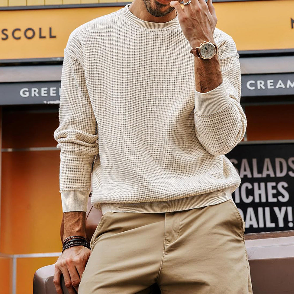Marco Alvarez | Luxe Men's Acrylic Sweater with Loose Fit