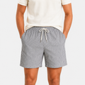 Striped Lightweight Relaxed Fit Shorts for Men