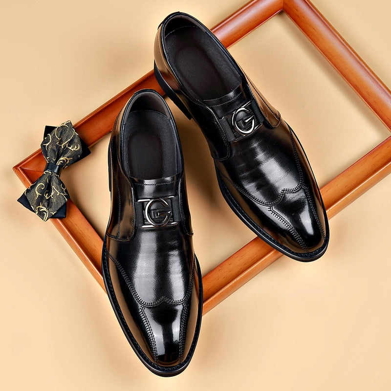 Brown and Black Slip-On Loafers for Men | Office and Formal Wear