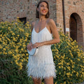 Lace Strapless A-Line Cocktail Dress for Women