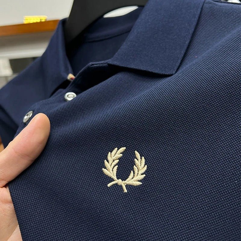 Stretch Breathable Collared Polo Shirt for Men | Office and Casual Wear