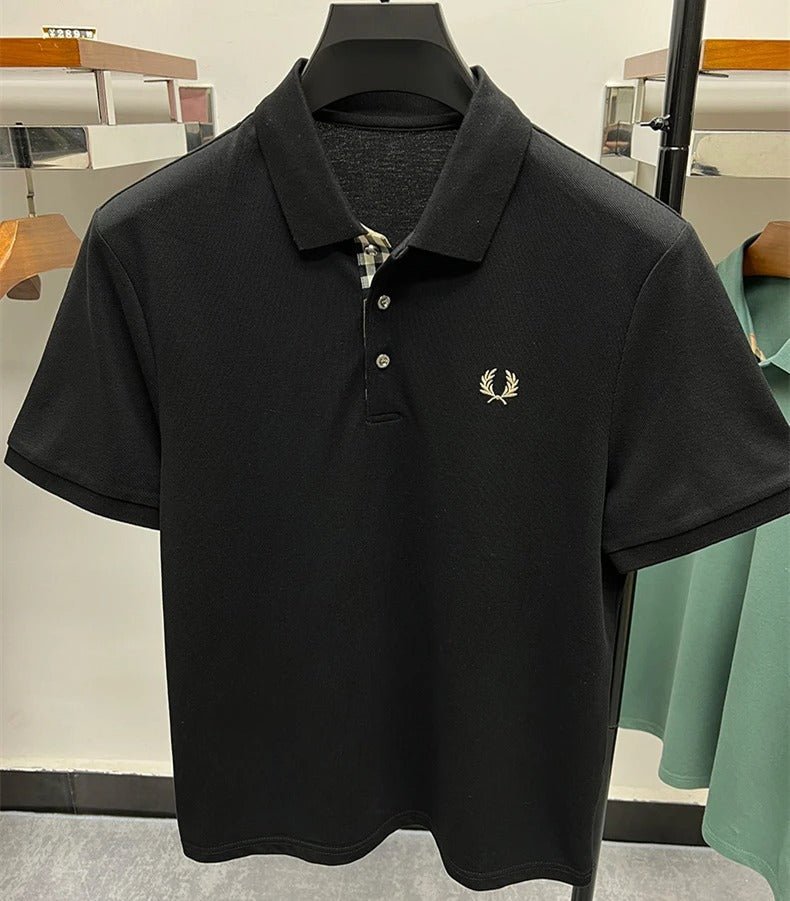 Stretch Breathable Collared Polo Shirt for Men | Office and Casual Wear