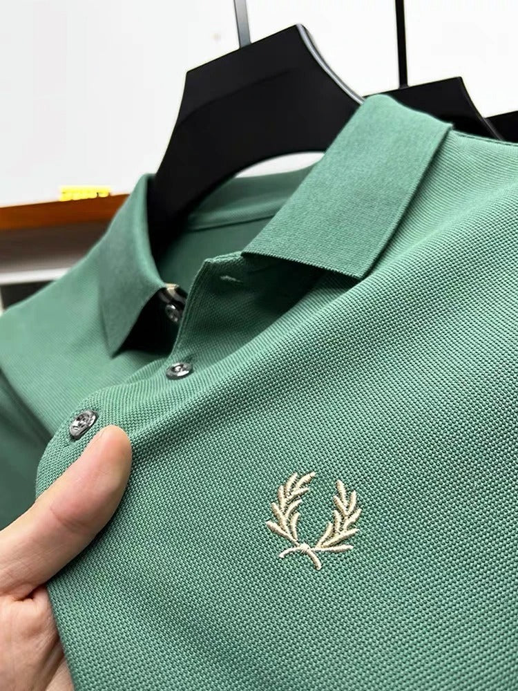 Stretch Breathable Collared Polo Shirt for Men | Office and Casual Wear